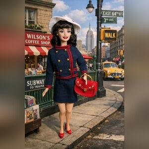 Vintage Marlo Thomas That Girl Barbie With Rooted Eyelashes